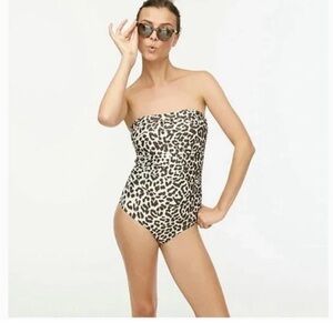 J. Crew Animal Print Swimsuit